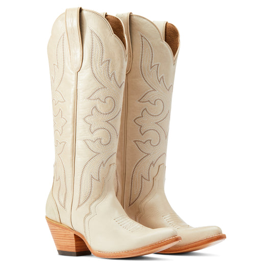 Ariat Ladies 10044412 Belinda Stretch Fit J Toe Western Boot in Bone
