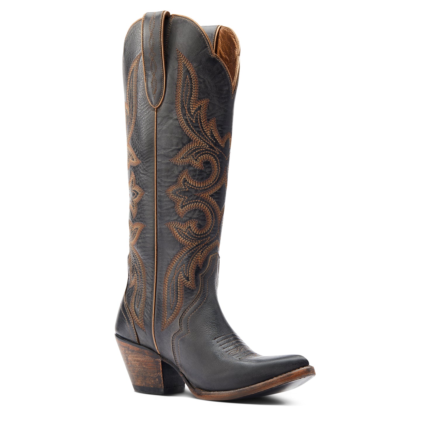 Ariat Ladies 10044414 Belinda Stretch Fit J Toe Western Boot in Black