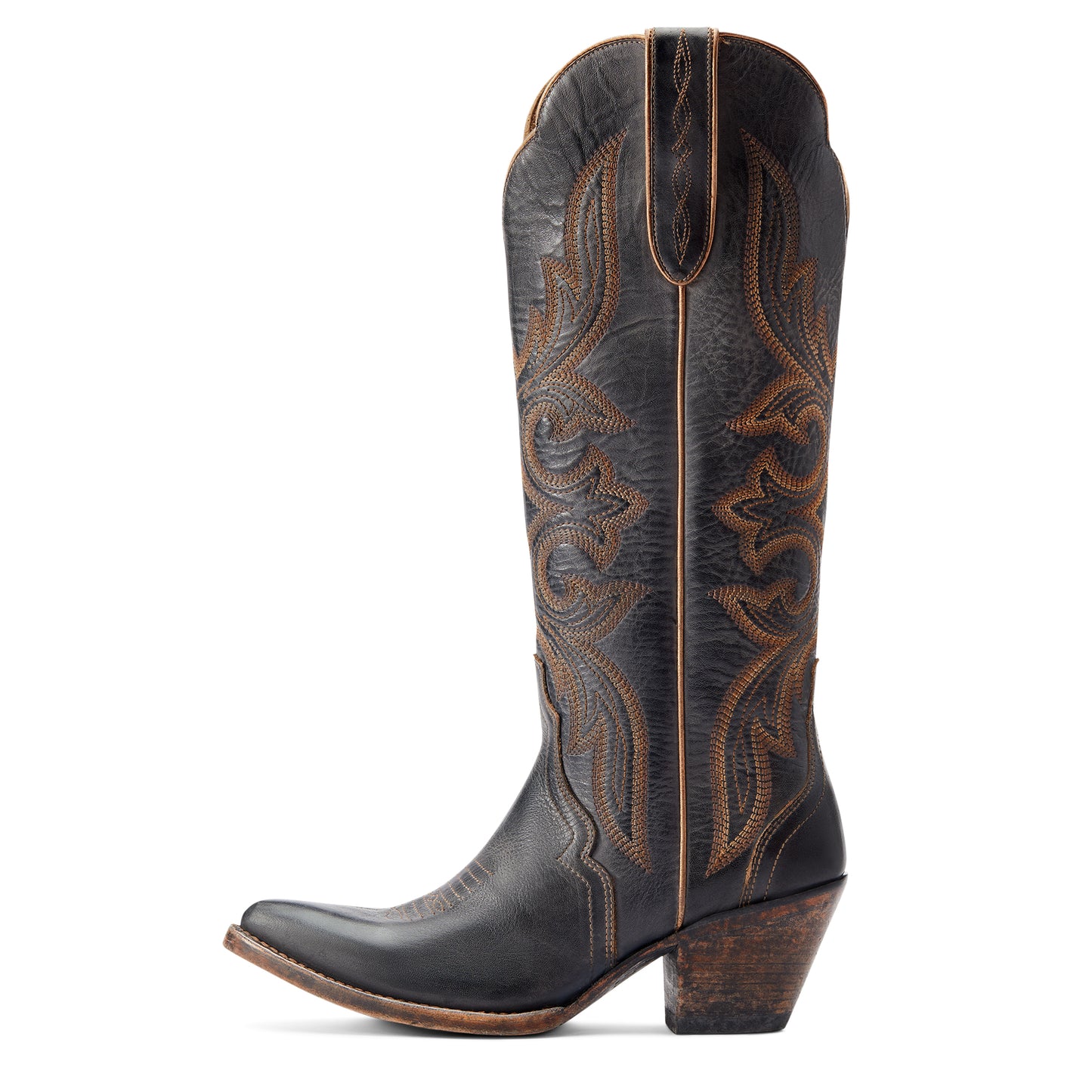 Ariat Ladies 10044414 Belinda Stretch Fit J Toe Western Boot in Black