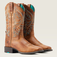 Load image into Gallery viewer, Ariat Ladies 10044432 Round Up Back Zip Western Boots in Desert Sand
