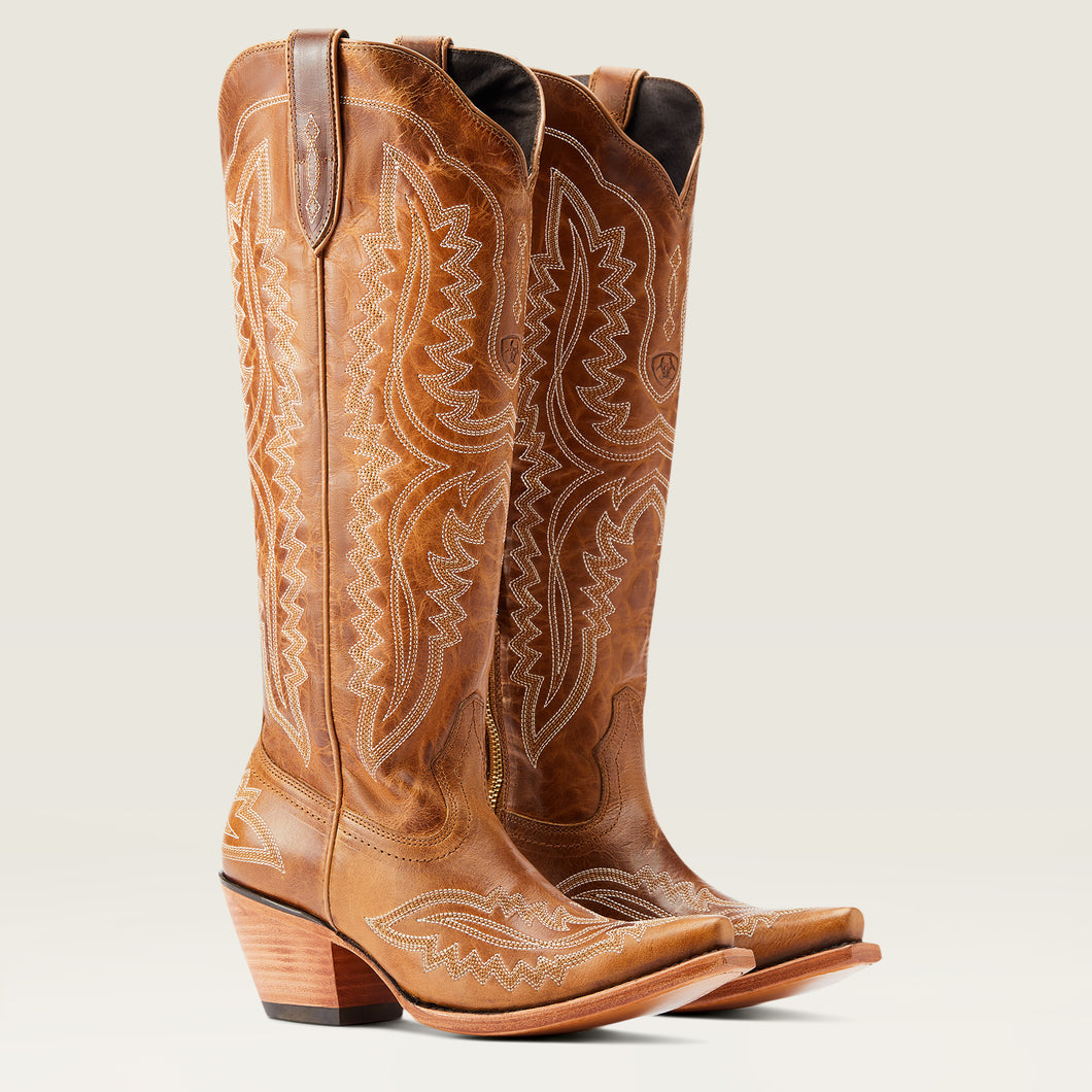 Ariat Ladies 10044481 Casanova X Toe Western Boot in Shades of Grain