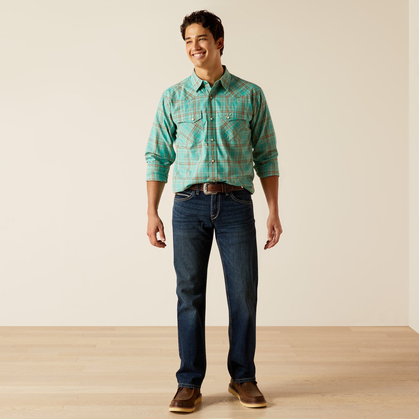 Ariat Mens Hudsyn Retro Fit Western Shirt 10048496