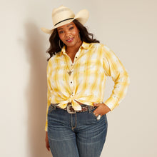 Load image into Gallery viewer, Ariat Ladies Billie jean Shirt in Cactus Plaid 10048991
