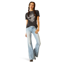 Load image into Gallery viewer, Ariat Ladies Rolling Thunder T-shirt in Black Acid Wash
