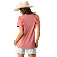 Load image into Gallery viewer, Ariat Ladies Souvenir T-Shirt in Garnett Heather 10051295
