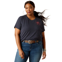 Load image into Gallery viewer, Ariat Ladies Admiralty Blue Heather T-Shirt 10051297
