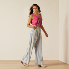 Load image into Gallery viewer, Ariat Ladies Butler Line Trousers in Sky Stripe 10051465
