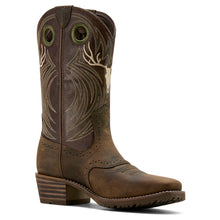Load image into Gallery viewer, Ariat Mens 10061156 Hybrid Roughstock Antler Cowboy Boost in Antler Taupe
