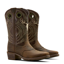 Load image into Gallery viewer, Ariat Mens 10061156 Hybrid Roughstock Antler Cowboy Boost in Antler Taupe
