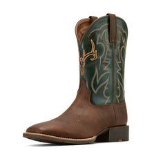 Load image into Gallery viewer, Ariat Mens 10061187 Sport Outdoor Cowboy Boots om Brown Oiled Rowdy/Tack Green
