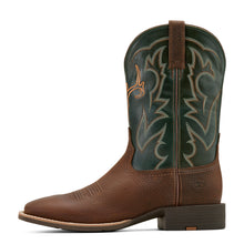 Load image into Gallery viewer, Ariat Mens 10061187 Sport Outdoor Cowboy Boots om Brown Oiled Rowdy/Tack Green
