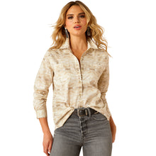 Load image into Gallery viewer, Ariat Ladies Billie Jean Western Shirt in Sandstone Southwest Print 10055214
