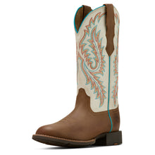 Load image into Gallery viewer, Ariat Ladies 10061142 Round Up W Toe Stretchfit Western Boots in Sandstorm
