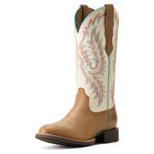 Load image into Gallery viewer, Ariat Ladies 10061142 Round Up W Toe Stretchfit Western Boots in Sandstorm
