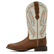 Load image into Gallery viewer, Ariat Ladies 10061142 Round Up W Toe Stretchfit Western Boots in Sandstorm
