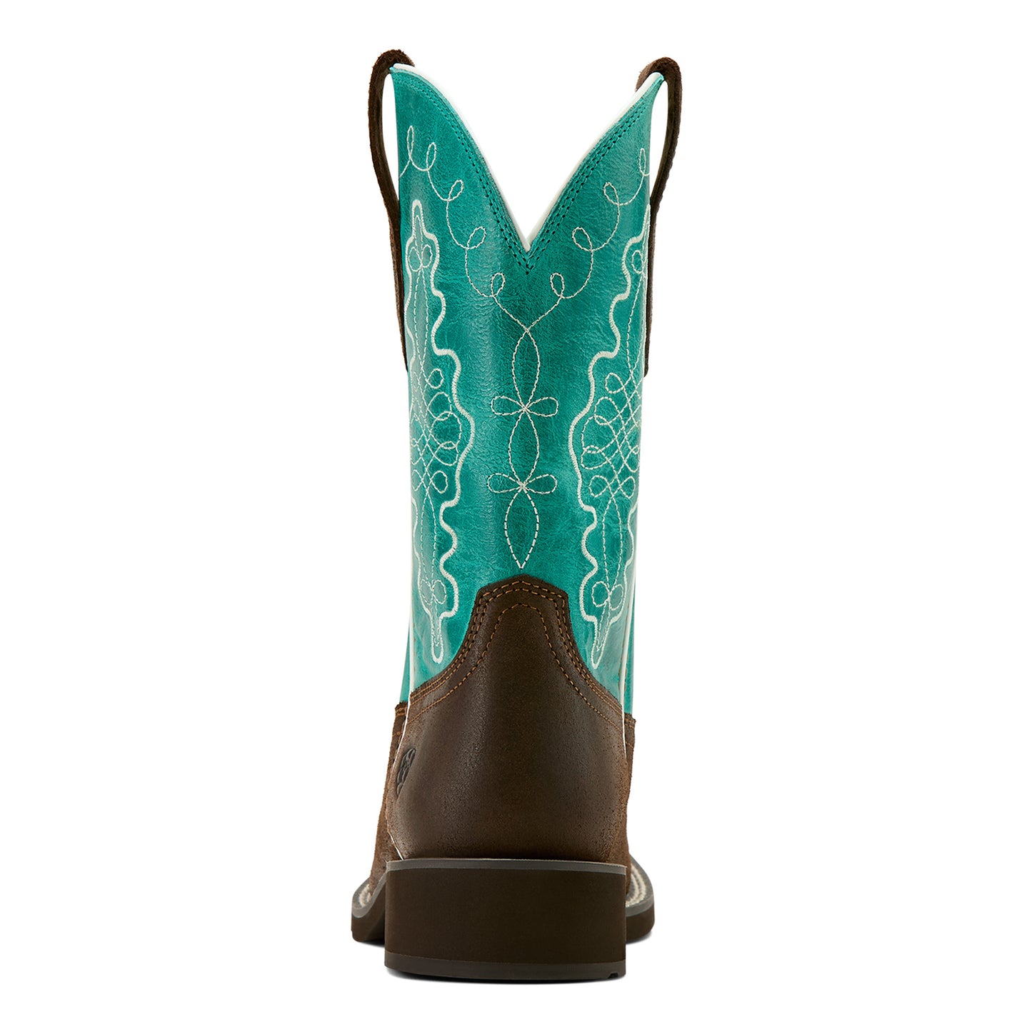 Ariat Ladies 10061203 Callie Western Boots in Worn Hickory and Distressed Turquoise