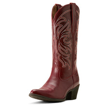 Load image into Gallery viewer, Ariat Ladies 10061205 Heritage J Toe Stretch Fit Western Boots in Sangria
