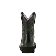 Load image into Gallery viewer, Ariat Ladies 10061282 Fatbaby Western Boots in Madison Avenue Black
