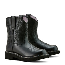 Load image into Gallery viewer, Ariat Ladies 10061282 Fatbaby Western Boots in Madison Avenue Black
