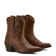 Load image into Gallery viewer, Ariat Ladies 10061308 Maggie Ankle Western Boots in Sassy Brown
