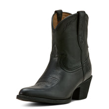 Load image into Gallery viewer, Ariat Ladies 10061309 Maggie Ankle Western Boots in Black Night
