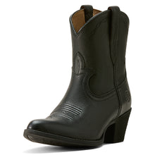 Load image into Gallery viewer, Ariat Ladies 10061309 Maggie Ankle Western Boots in Black Night
