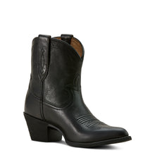 Load image into Gallery viewer, Ariat Ladies 10061309 Maggie Ankle Western Boots in Black Night
