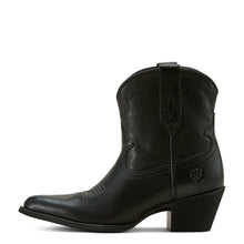 Load image into Gallery viewer, Ariat Ladies 10061309 Maggie Ankle Western Boots in Black Night
