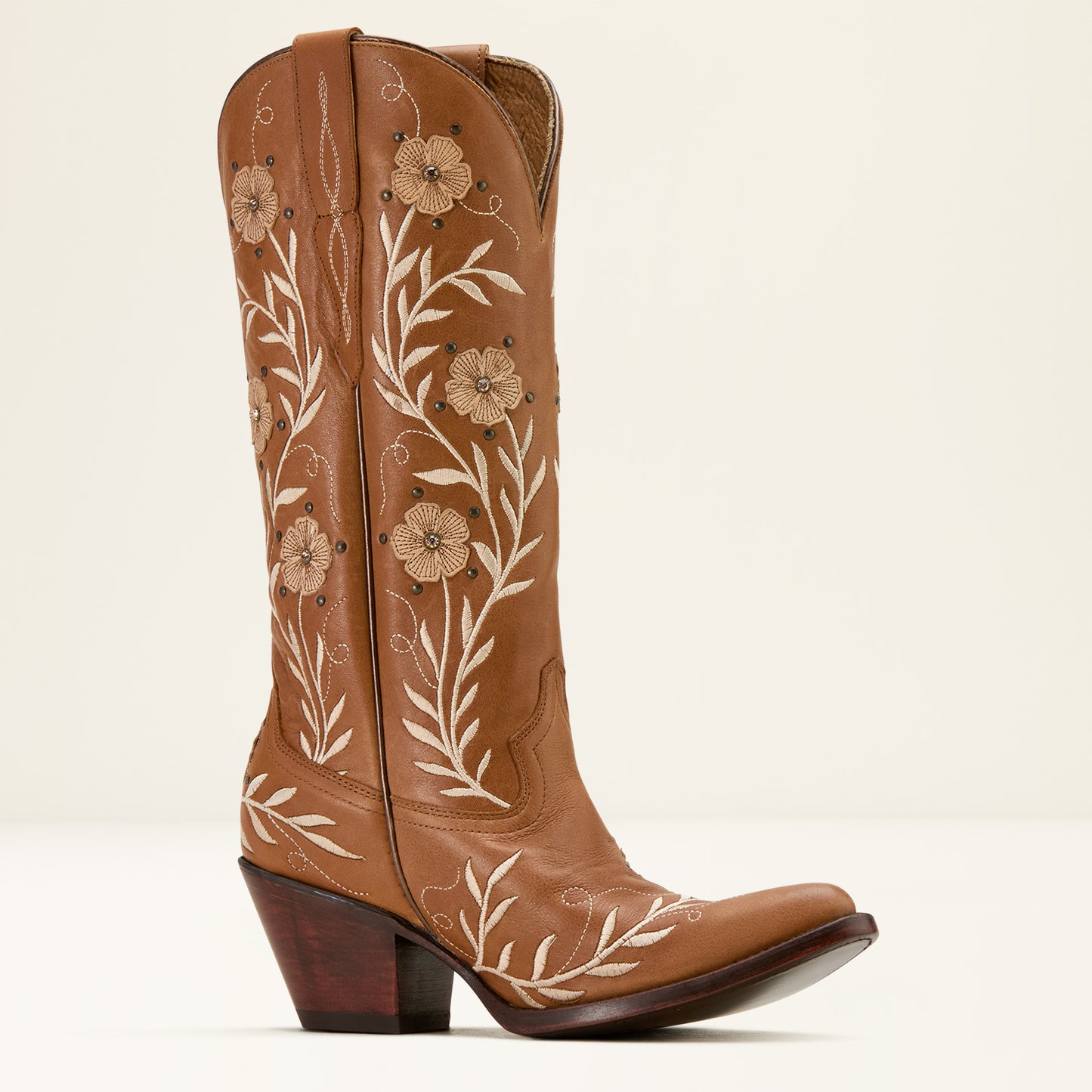 Ariat Ladies 10061311 Romance Cowboy Boots in Soft Honey Tan