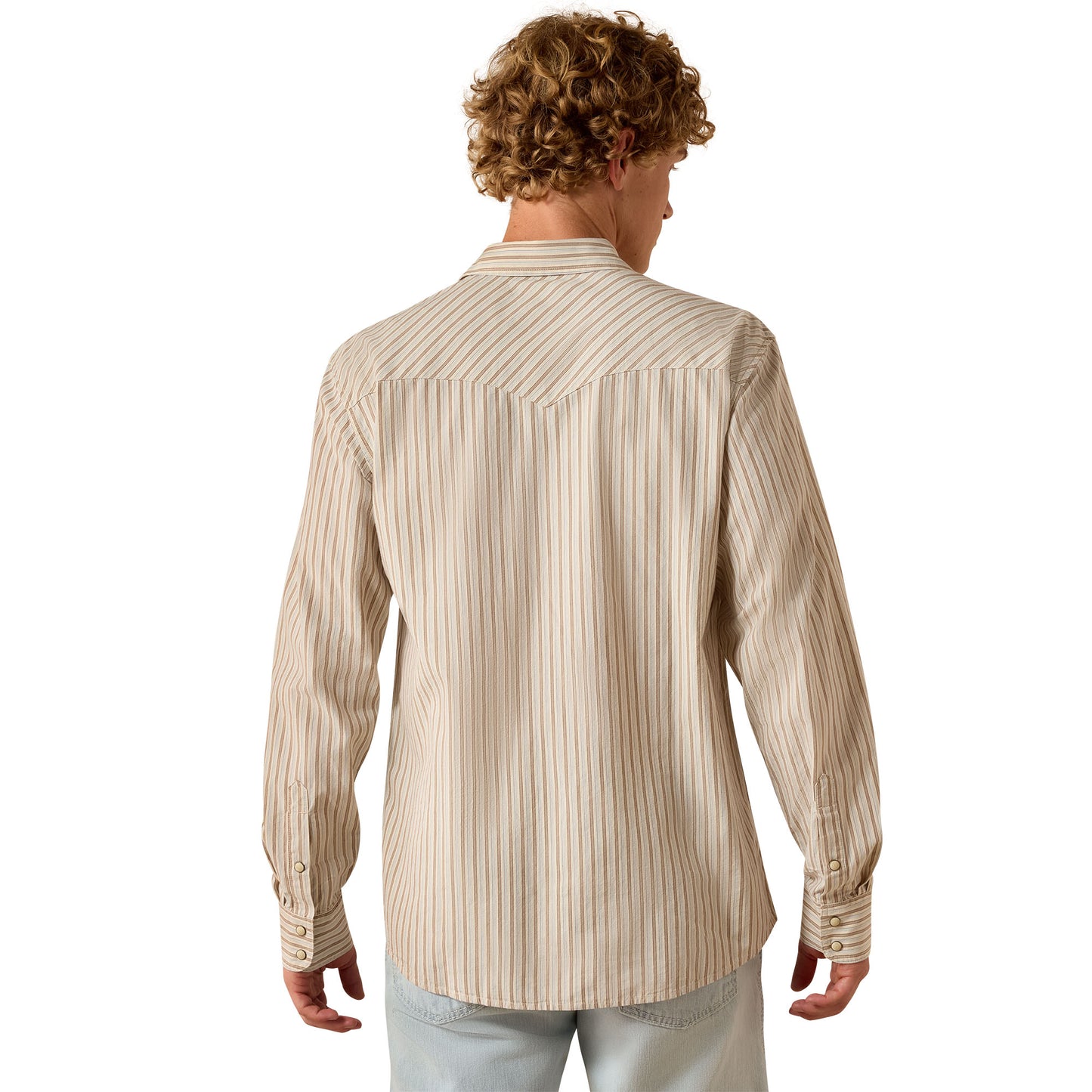 Ariat Mens Hesper Western Shirt 10071090 in Sandshell