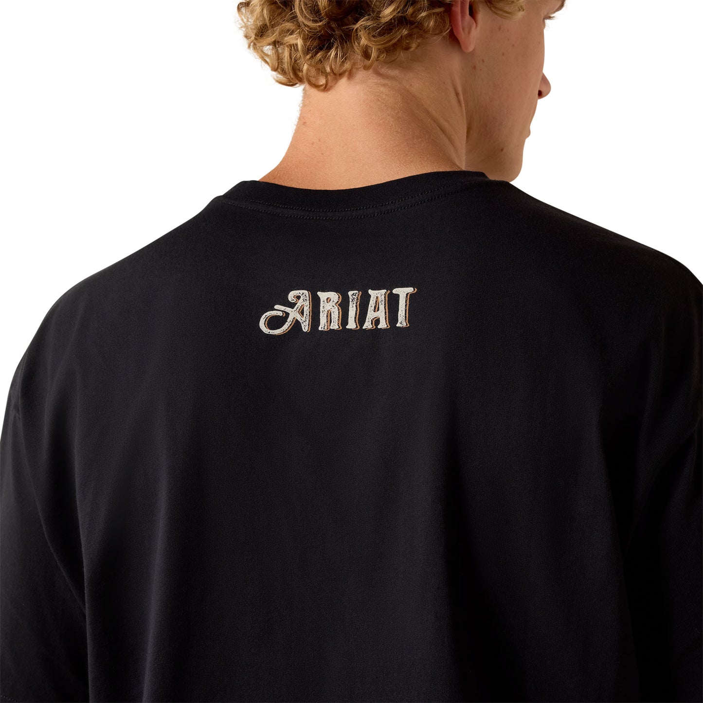 Ariat Mens 10071097 Wild Life Boxy T-Shirt  in Black