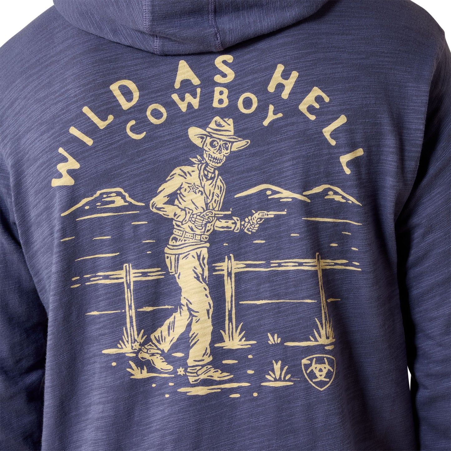 Ariat Unisex Ligthweight Retro Hoodie in Nightshade 10071471