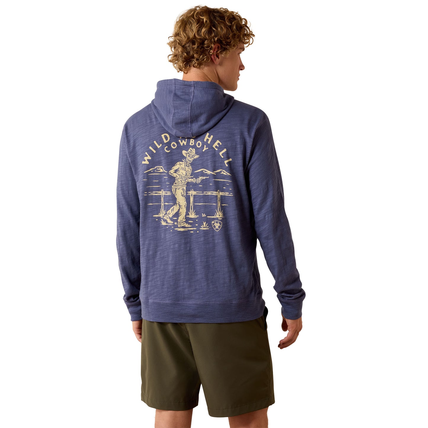 Ariat Unisex Ligthweight Retro Hoodie in Nightshade 10071471