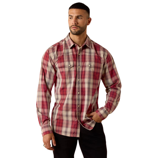Ariat Mens Retro Hawthorne Fitted Western Snap Shirt 10071645
