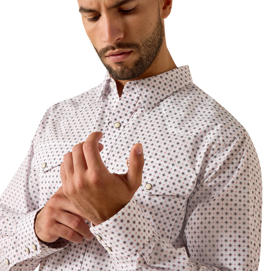 Ariat Mens casual Series Geo Fit Western Shirt 10071720