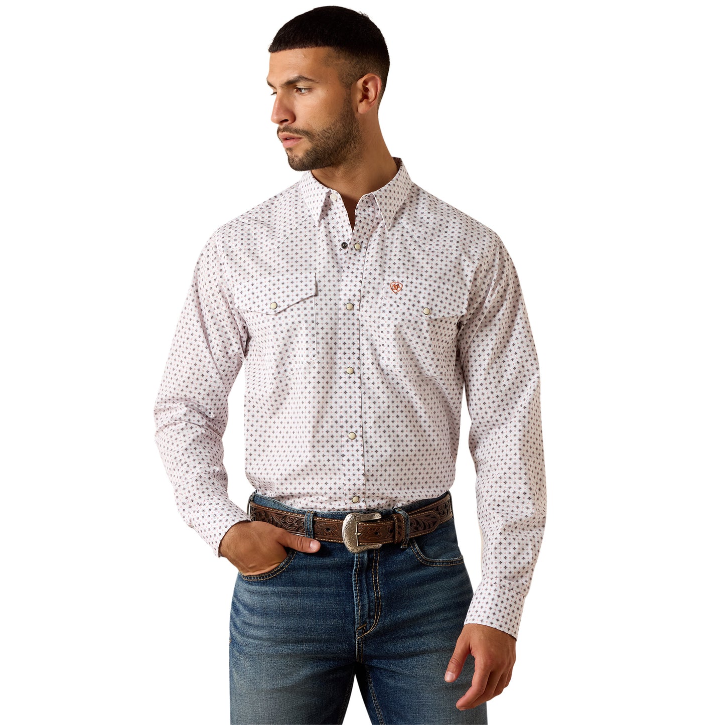 Ariat Mens casual Series Geo Fit Western Shirt 10071720