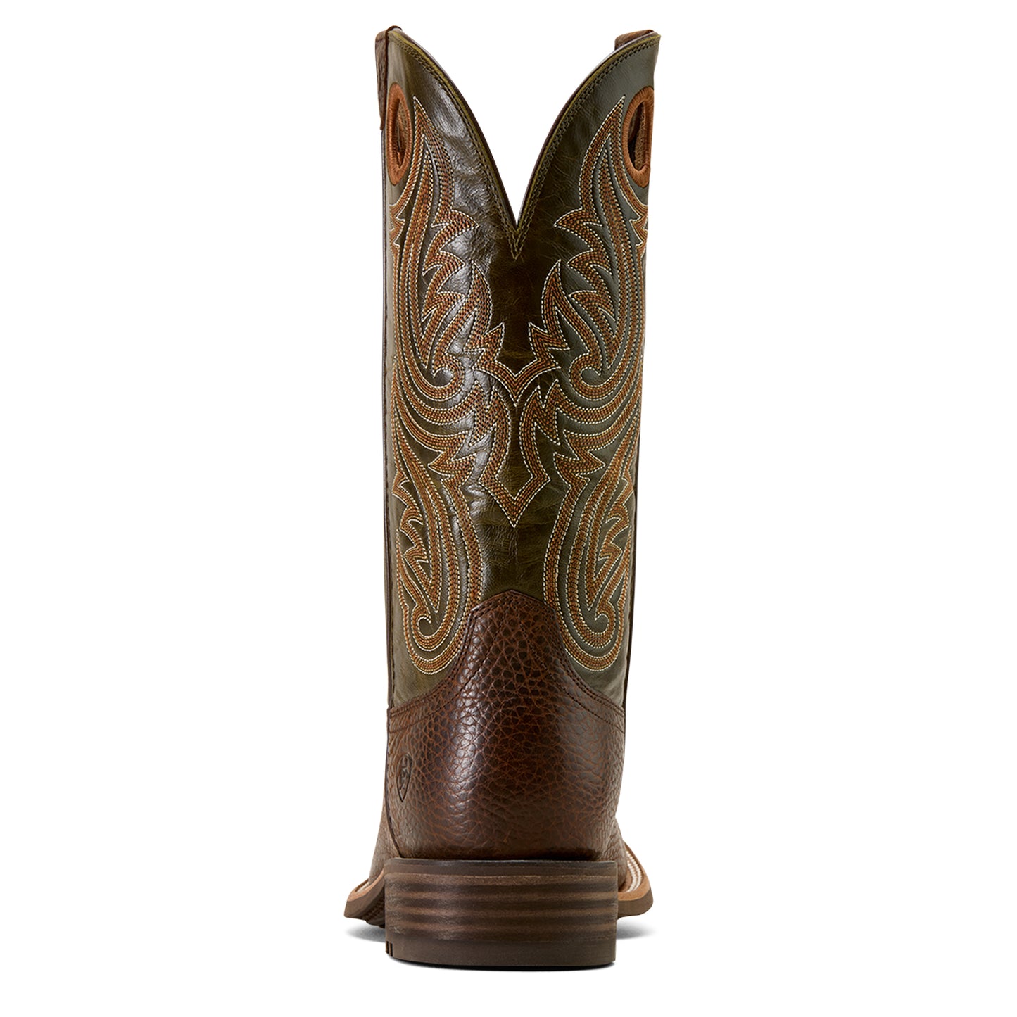 Ariat Mens 10074254 Highland Toughstock Cowboy Boots in Brown Rowdy/Olive