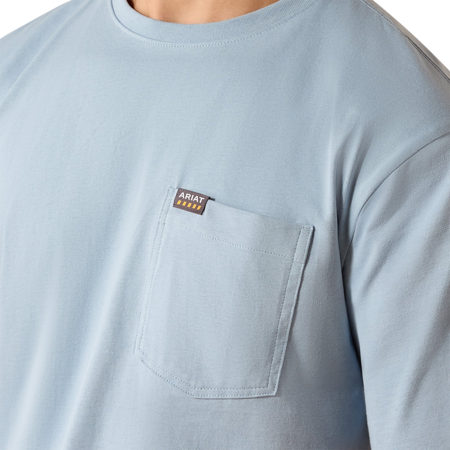 Ariat Mens Rebar Cotton Strong Hardhead Workwear T-shirt 10071364