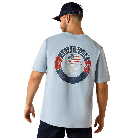 Ariat Mens Rebar Cotton Strong Hardhead Workwear T-shirt 10071364