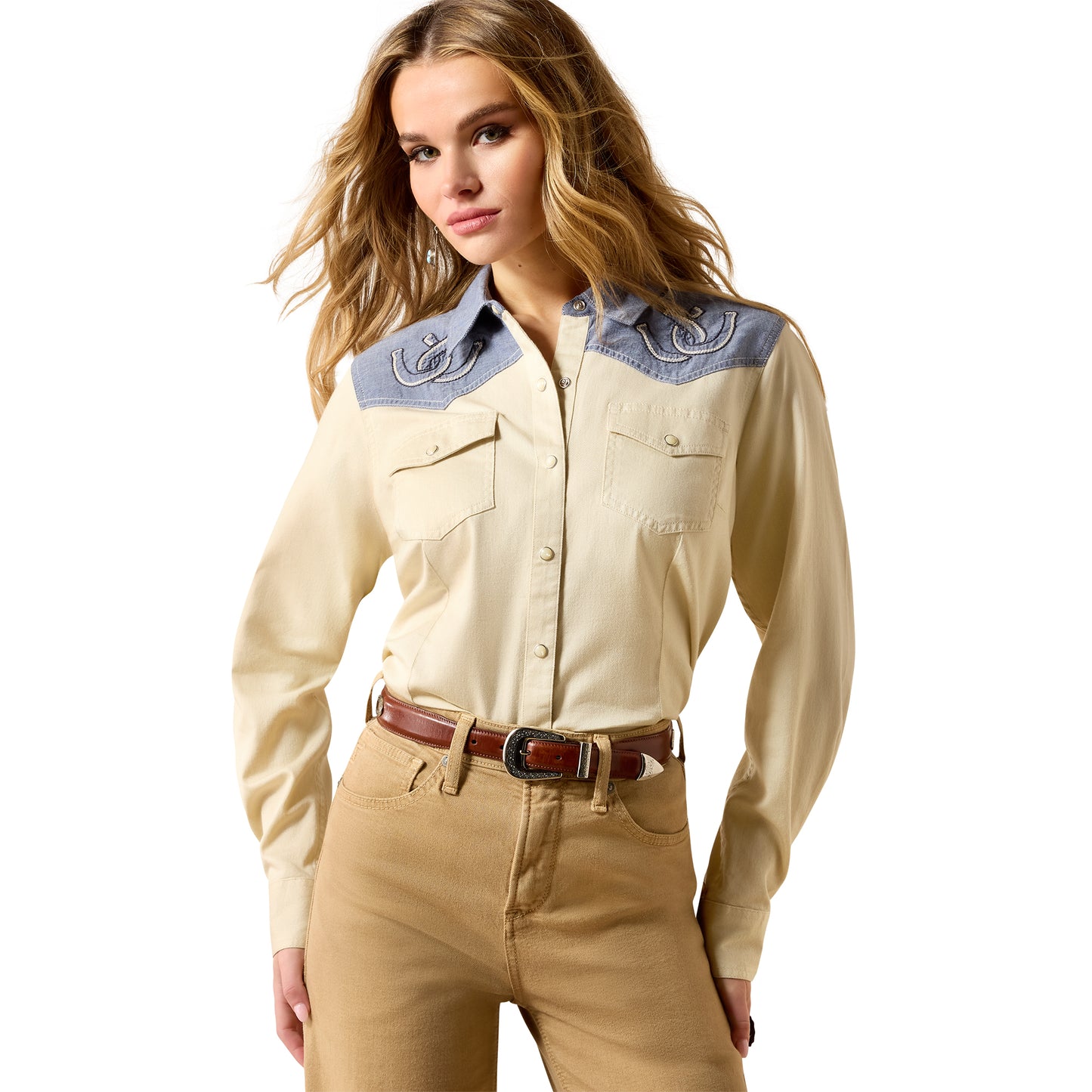 Ariat Ladies Horseshoe Western Shirt 10071104