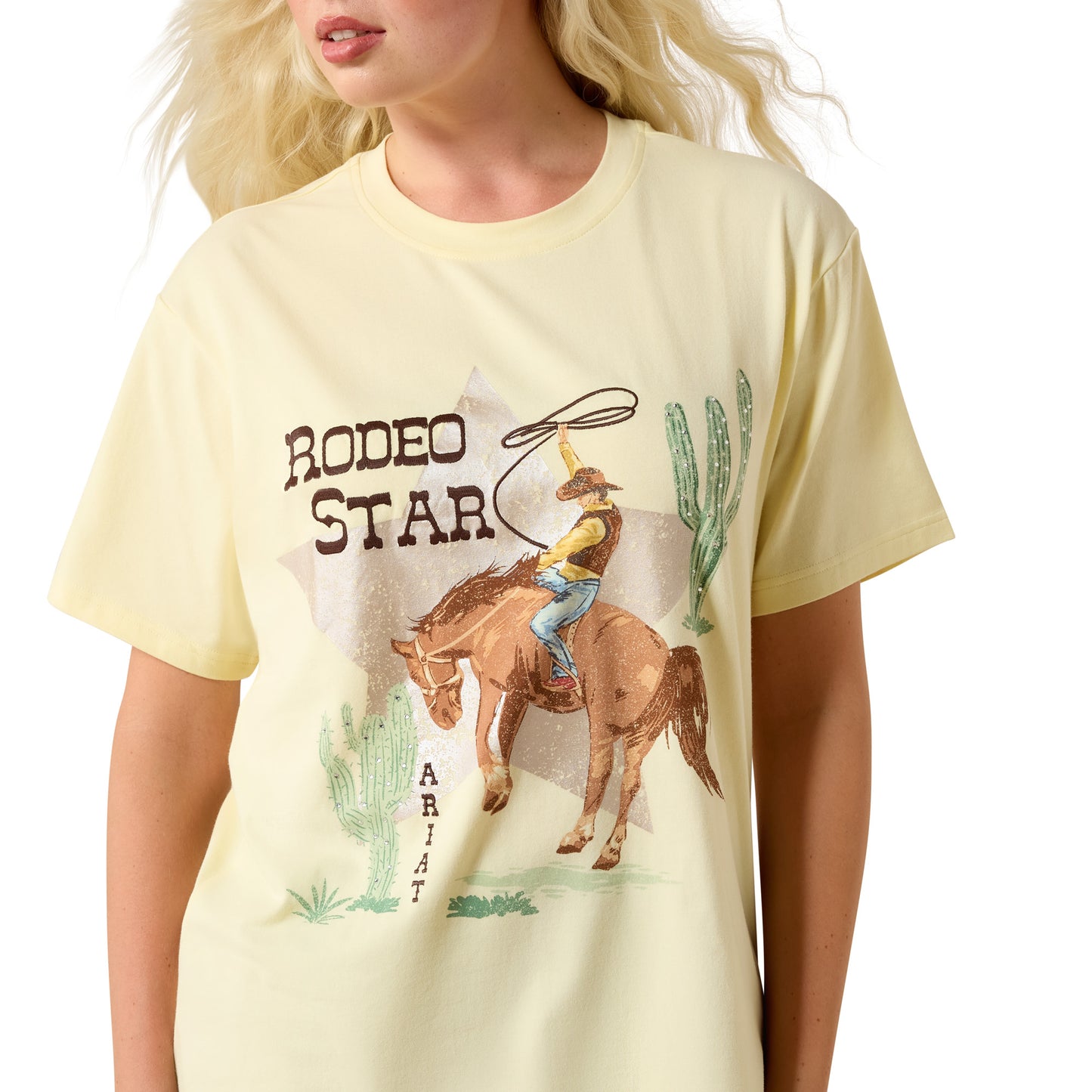 Ariat Ladies Rodeo Star Boyfriend T-Shirt 10071654
