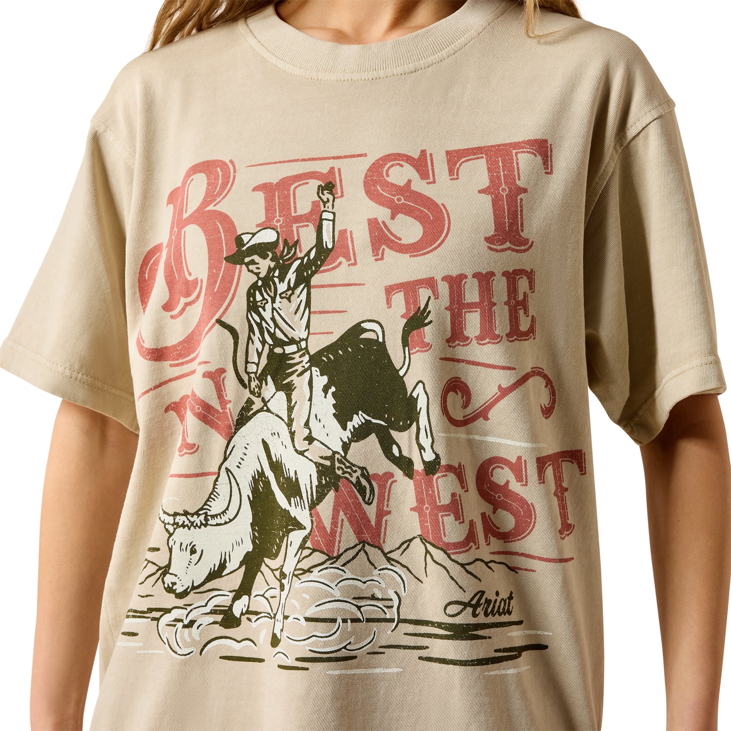 Ariat Ladies Bull Rider Arched T-Shirt 10071711