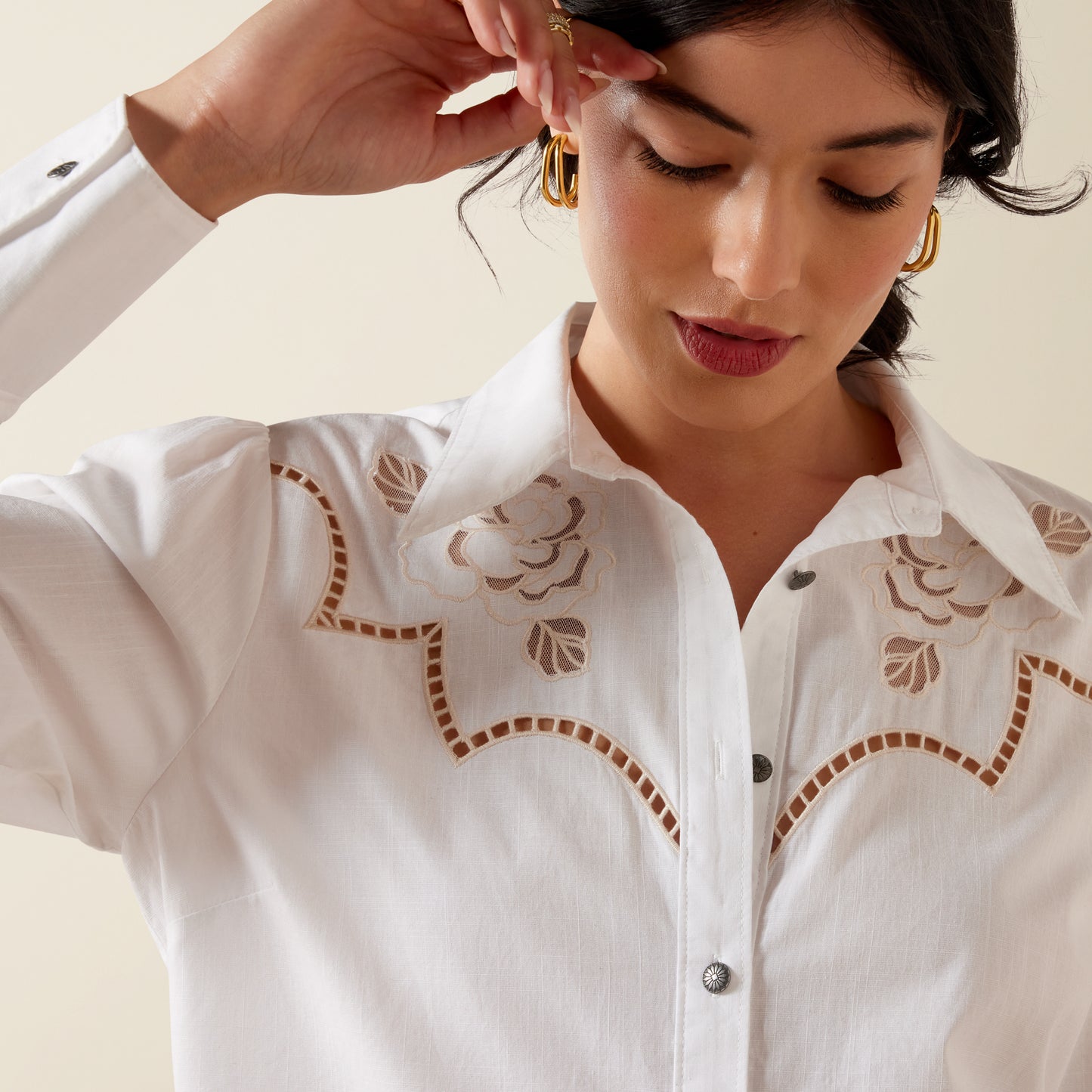Ariat Ladies Lattice Western Shirt 10073667