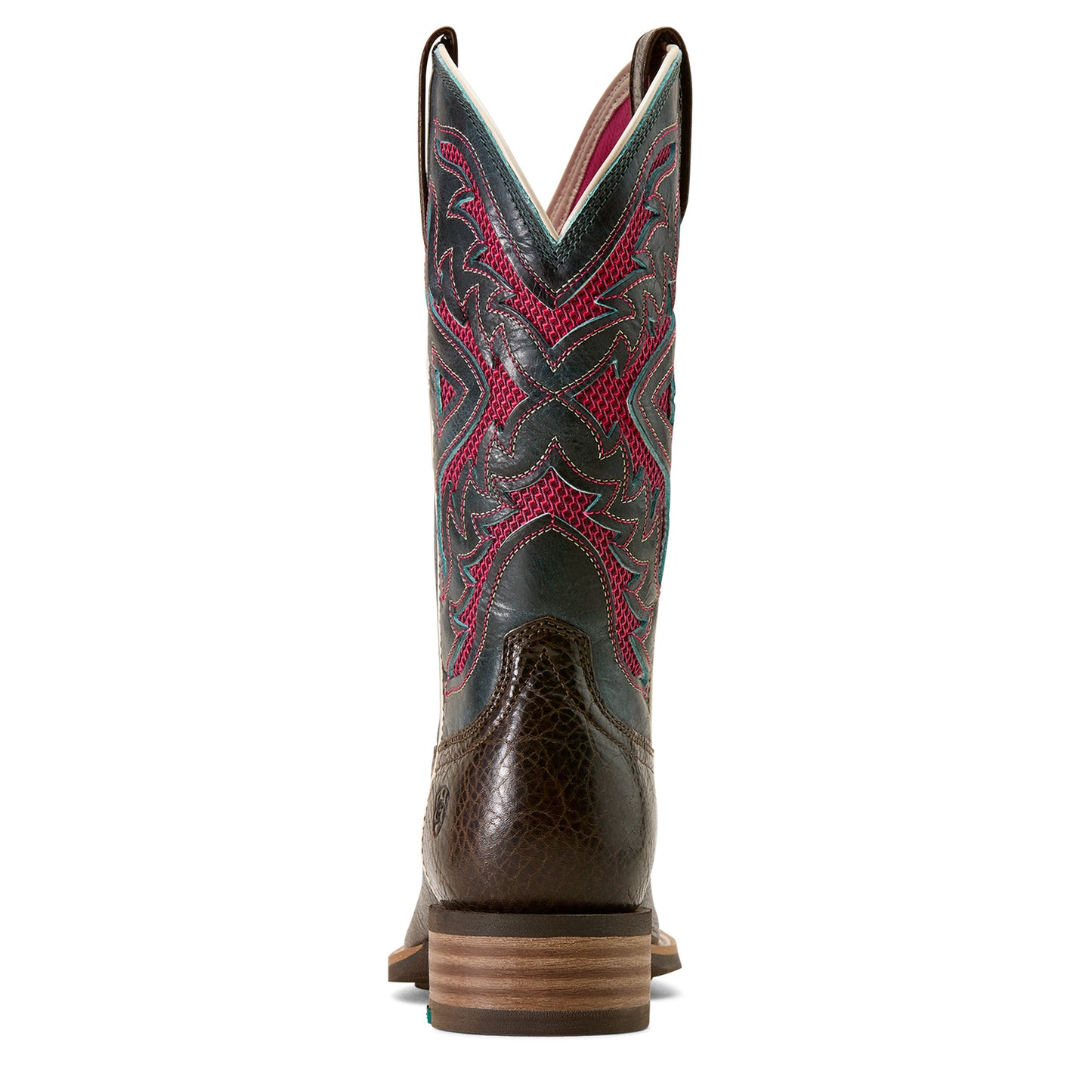 Ariat Ladies 10074330 San Angelo  Western Boots Venttek 360 Chocolate/Blue