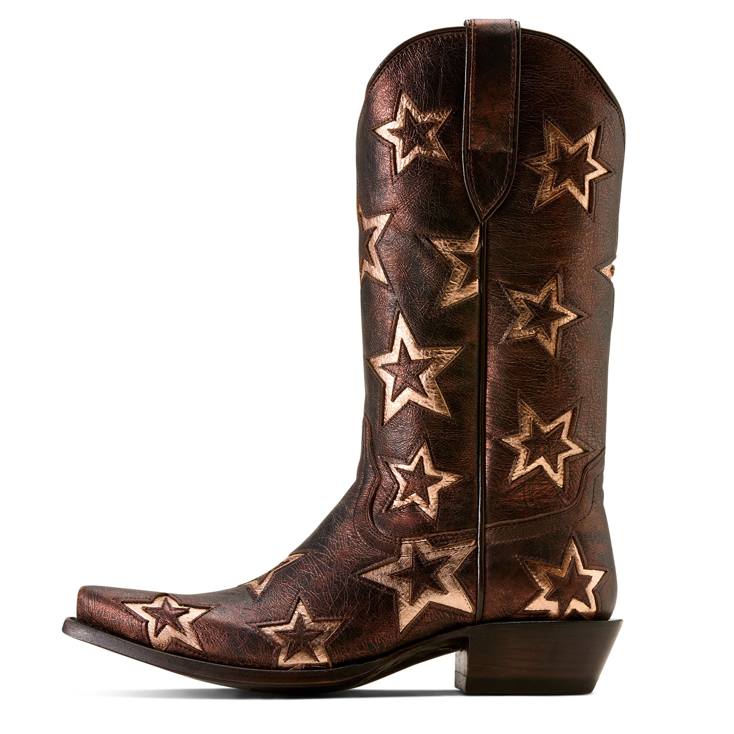 Ariat Ladies 10074369 Hazen Star X Toe Western Boot in Bronze Dream Pearl Limited Edition