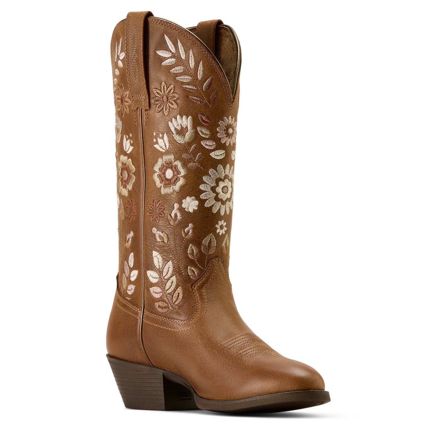 Ariat Ladies 10074391 Heritage Meadow R Toe Western Boots in Tan