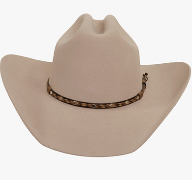 Gunsmoke Felt Cowboy Hat | Cattleman Western Hat Band Medium