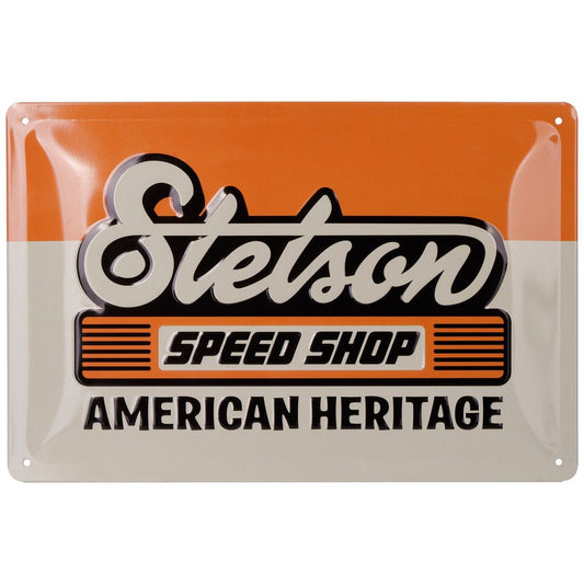 Stetson Speed Shop Retro Metal Sign 9919936