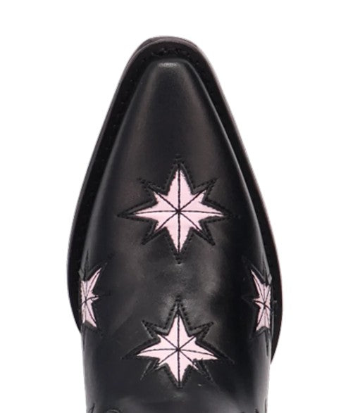 Dingo DI2248 Starburst in Black Ladies Ankle Boots