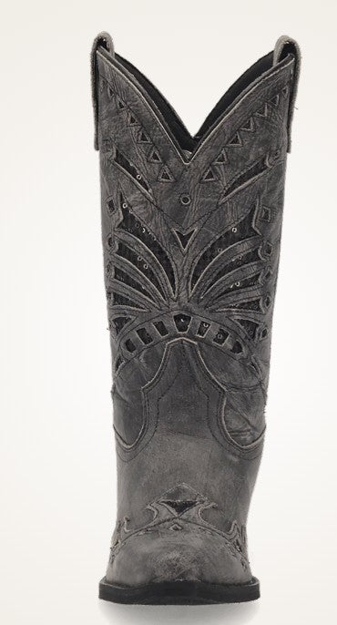 Laredo Stevie 52120 in Black Ladies Cowboy Boots